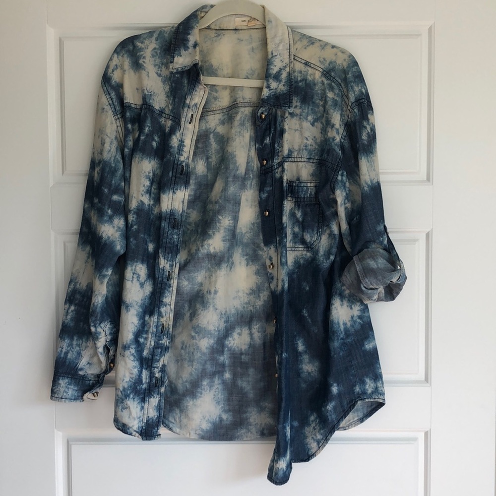 Forever 21 Dyed button down